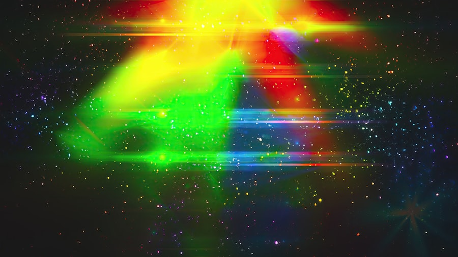 Photo cosmic microwave background radiation