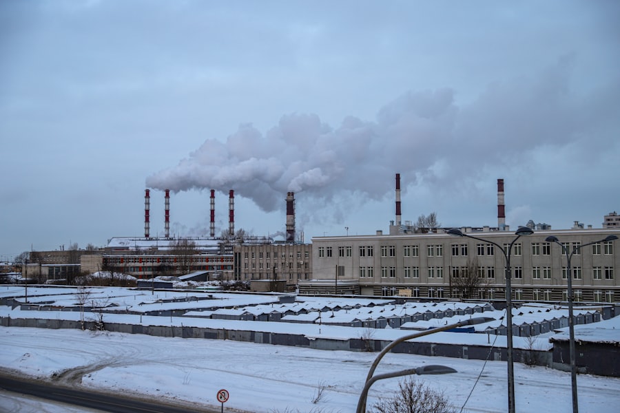 Photo industrial pollutants detection