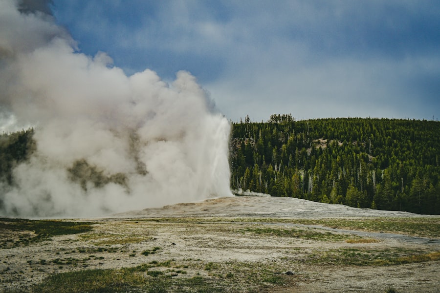 Photo yellowstone crustal stress redistribution