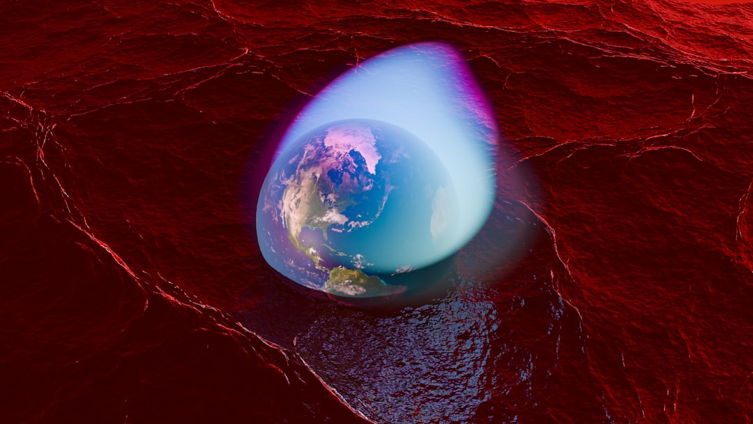 Photo earths magnetic shield weakening