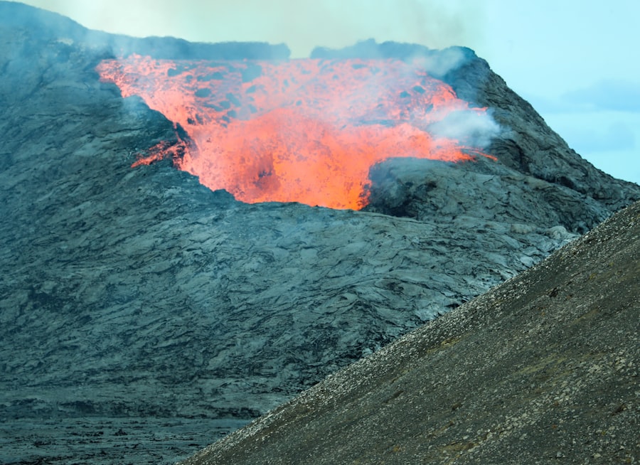 Photo mantle plume hotspot volcanism