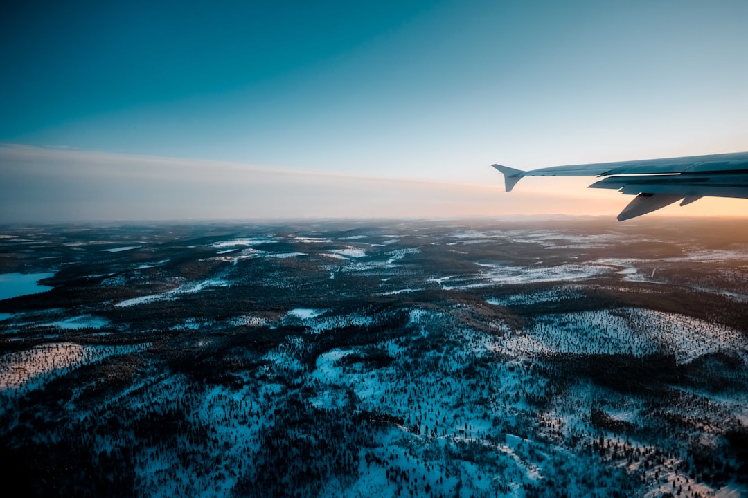 Photo aviation polar route radiation dose