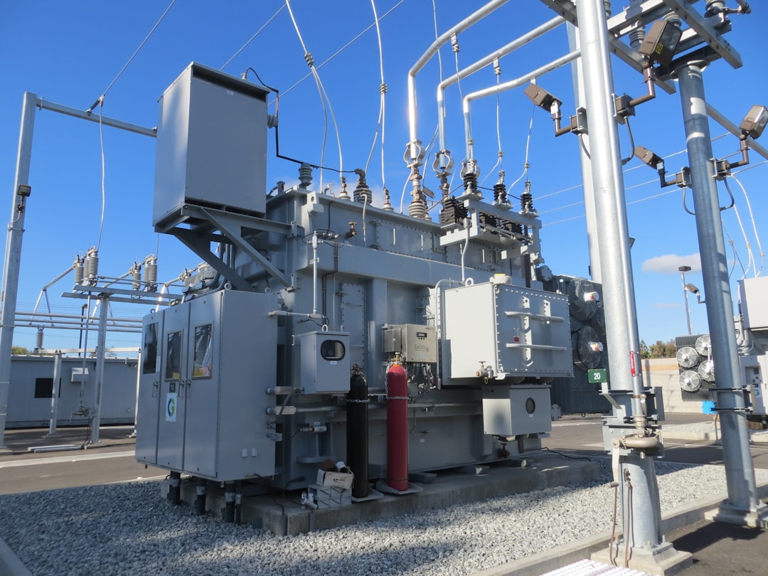 Photo geoelectric field induction transmission lines