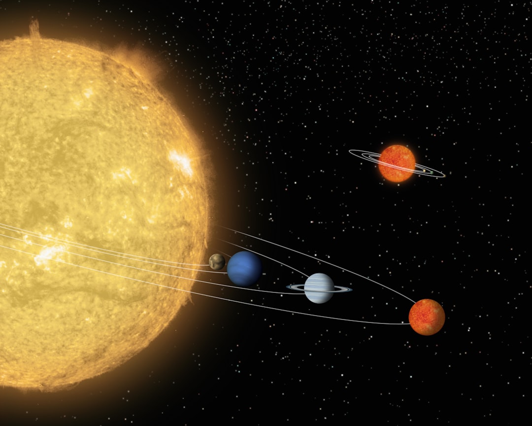 Photo satellites, solar storms