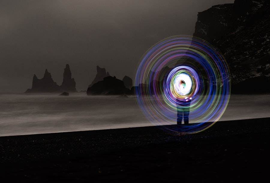 Photo earth core spinning