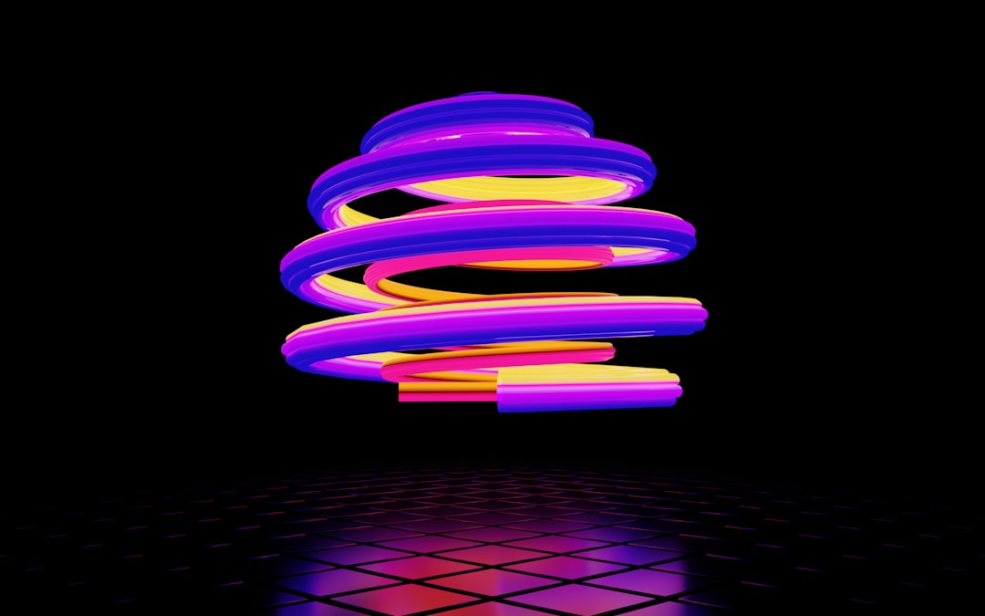 Photo earth core spinning