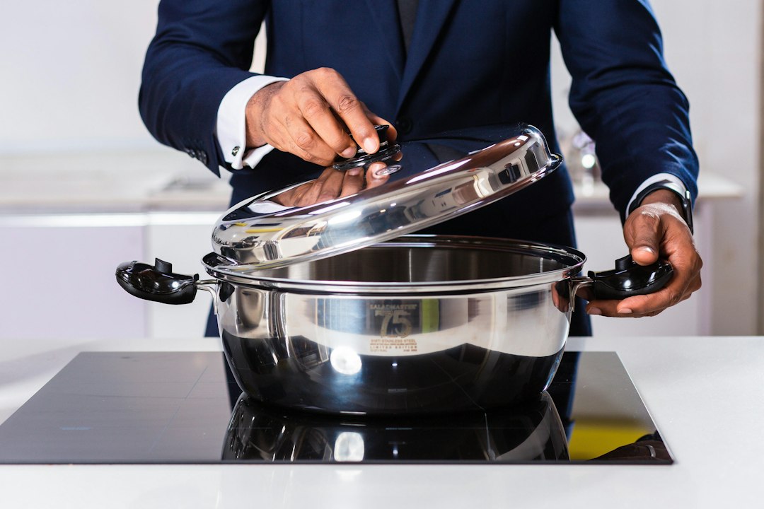 Photo induction stove