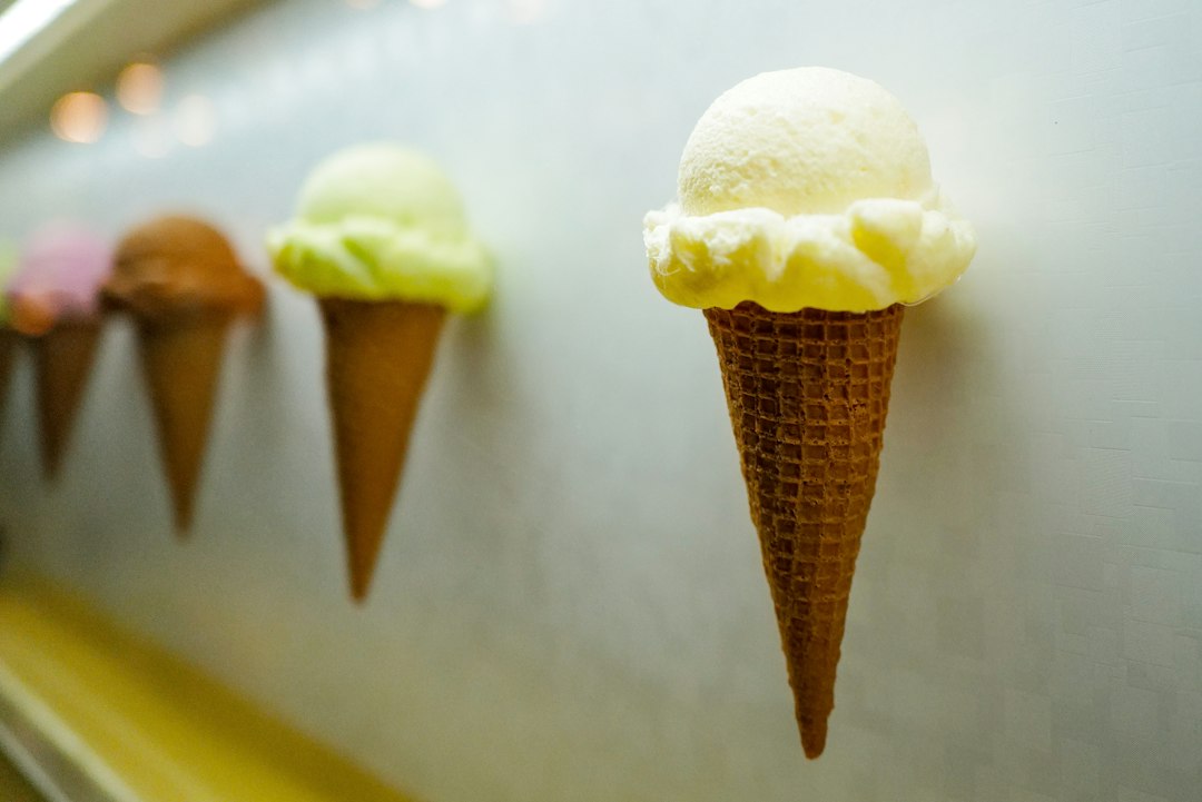 Photo science ice cream experiment