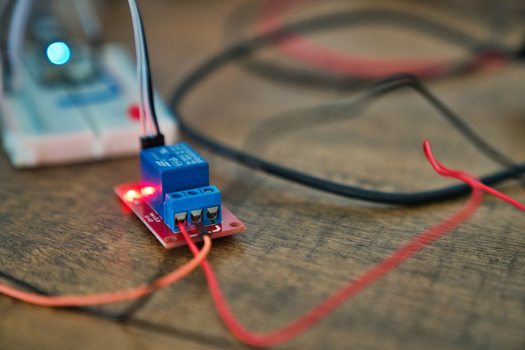 Photo temperature probe experiment setup