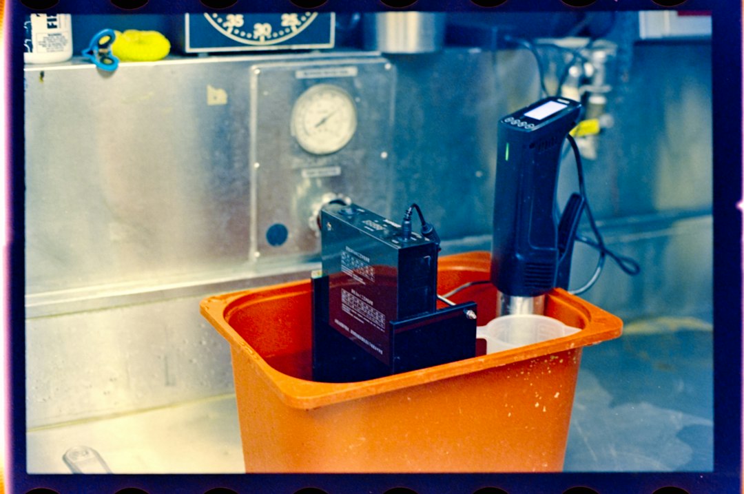 Photo water temperature experiment setup